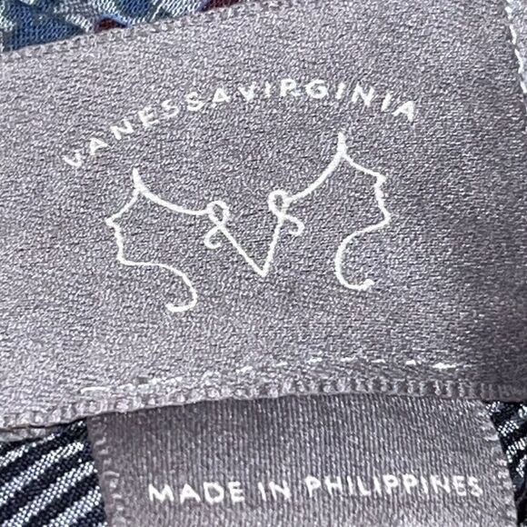 ANTHROPOLOGIE Skirt Sz 4 Vanessa Virginia Painterly Corduroy Pencil Abstract Art - Picture 6 of 12